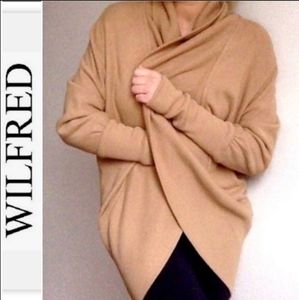 💝Aritzia Wilfred Diderot Cardigan Sweater in Tan